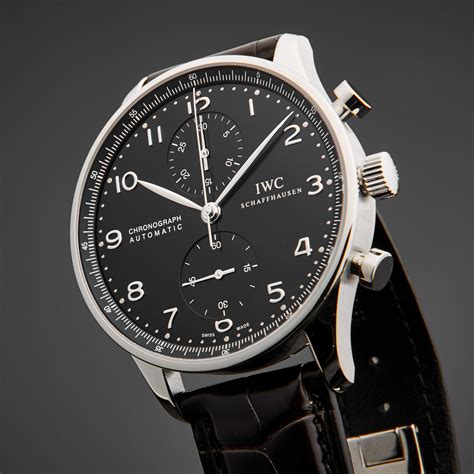 iwc portugieser chronograph strap|iwc portugieser chronograph automatic price.